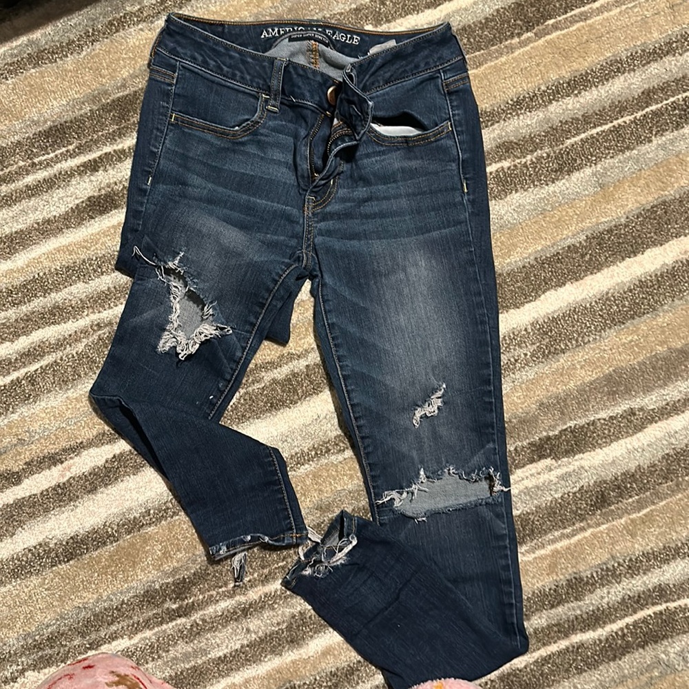 Dark denim American eagle